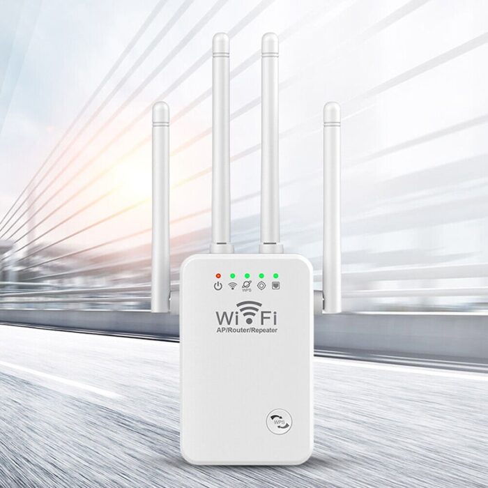 300Mbps WiFi Repeater Bezdrôtový WIFI Extender so 4 anténami – WiFi Zosilňovač